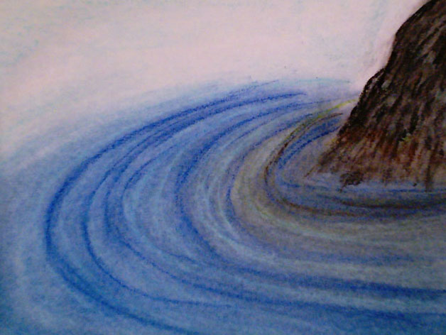 Rock in the water