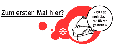 Ich hab mein Sach auf Nichts gestellt