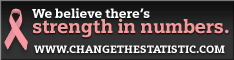 We believe there's strength in numbers. www.changethestatistic.com