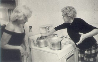Marilyn in the kitchen