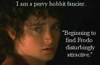 Frodo is SOO cute! I'm in love with his wig!