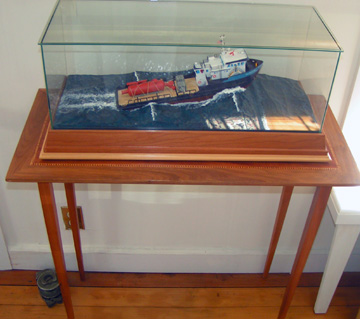 Inlaid cherry table