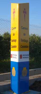 Primer moj&oacute;n del Camino de Castell&oacute;n