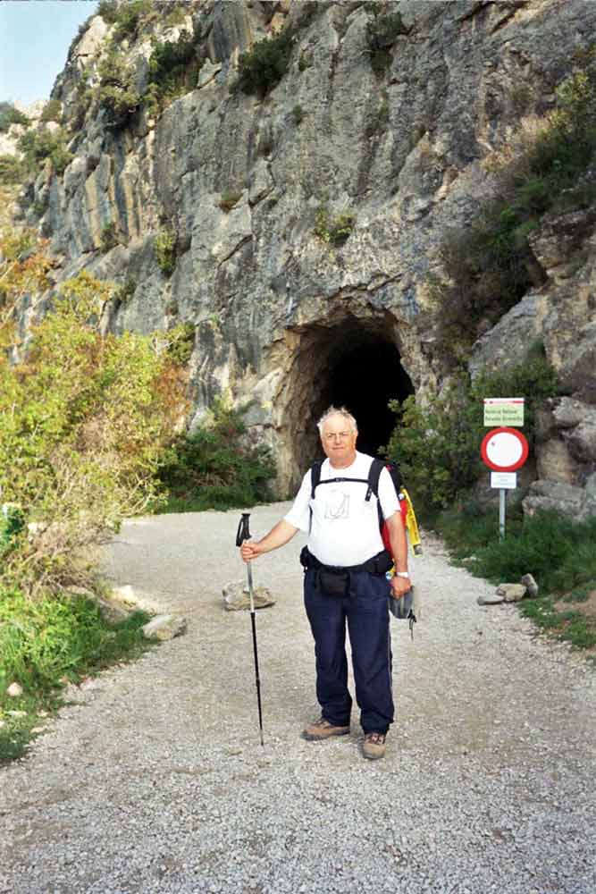 Boca del primer t&uacute;nel de la foz de Lumbier