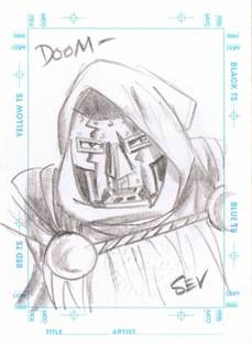 Marie Severin - Dr. Doom