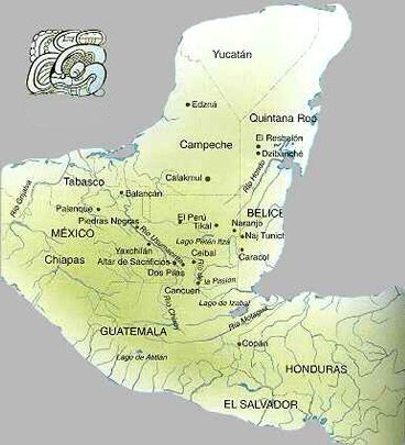 [Mapa de la Zona Maya]