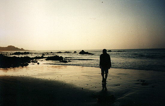 Abends am Strand