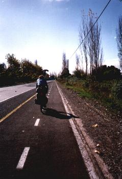Einziger Radweg auf der Reise