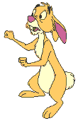 Scared rabbit