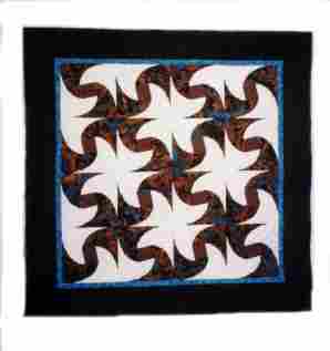 Twisted Cabin quilt  (6624 bytes)