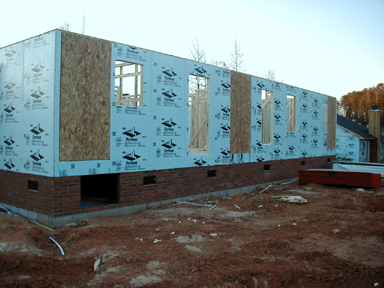 The back of the house.