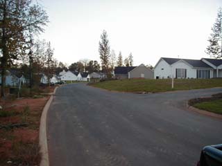 Completed houses here...