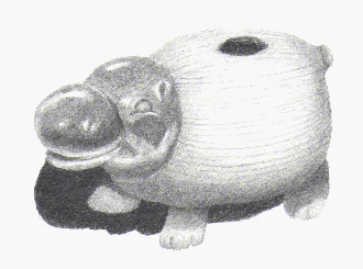 chia hippo drawing