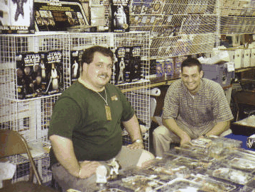 Mark and Robert at the Toy Show