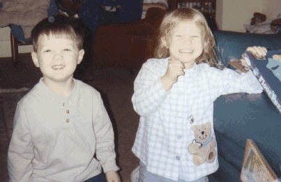 Pooka and Tristen all smiles