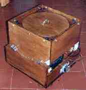 El telescopio listo para guardar