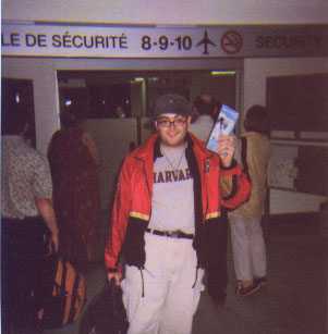 Moi a l'aeroport