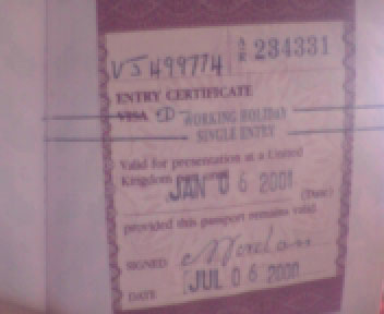 Mon visa est enfin arriv� !!!