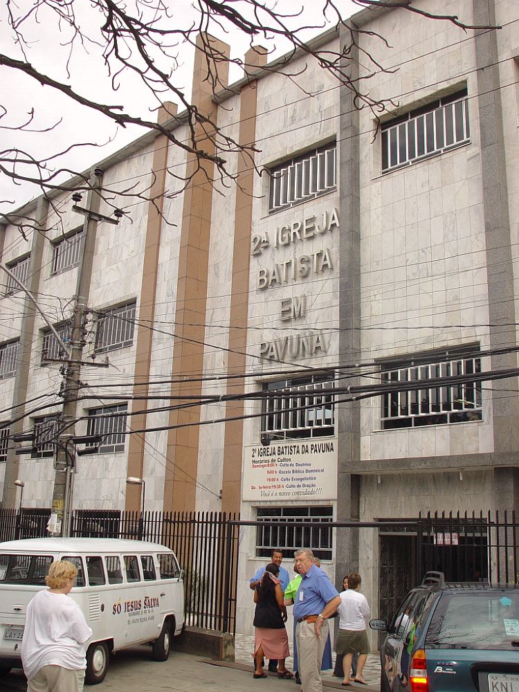 We returned to work again at the Segunda Igreja Batista em Pavuna (the Second Baptist Church in Pavuna).