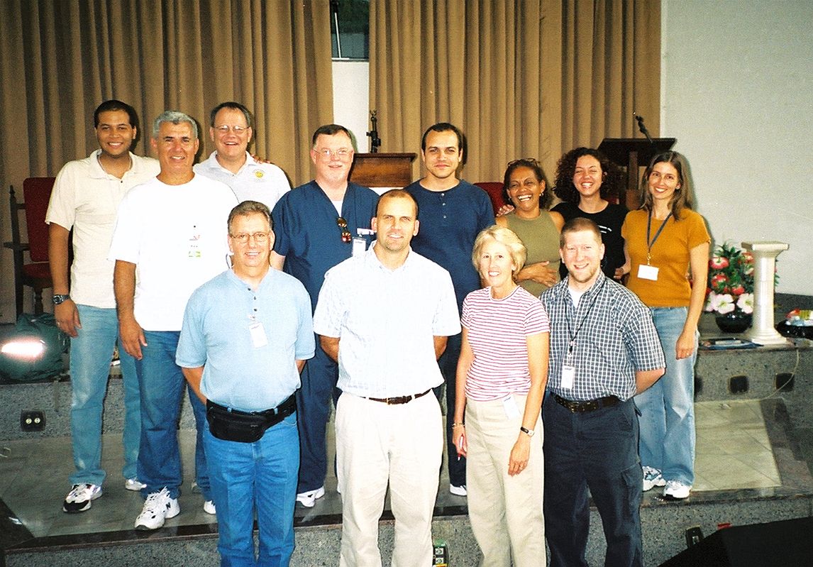 The Evangelism Team ready to go to work.