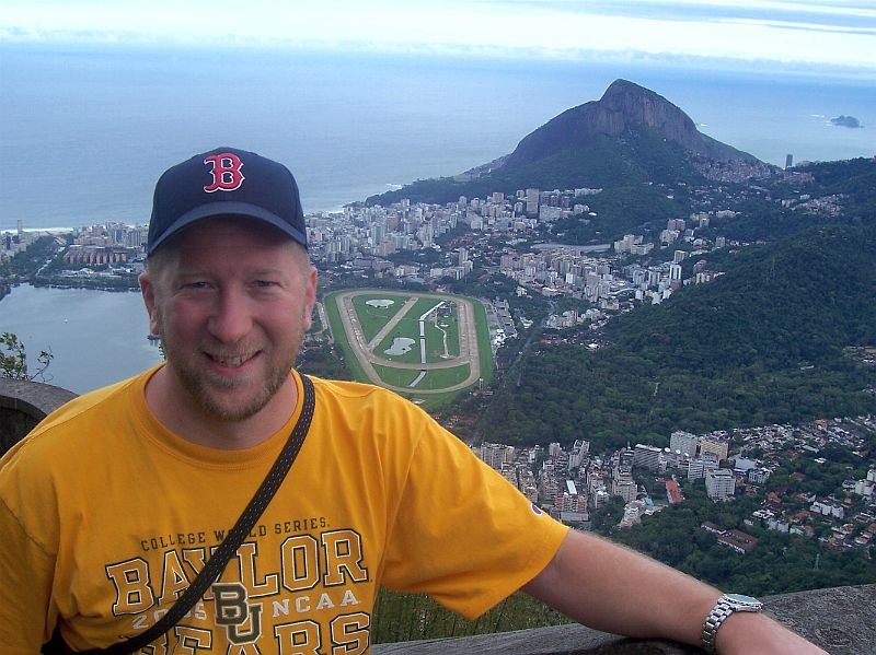 Overlooking the city of Rio de Janeiro (from Corcavado Mountian -- the site of the Christ Statue)