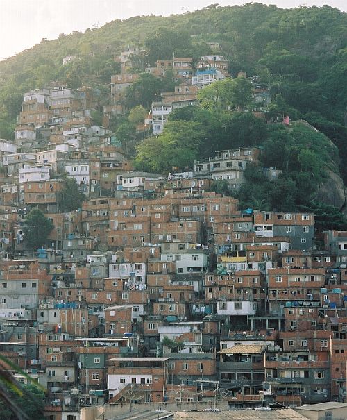 A typical neighborhood in Rio de Janeiro