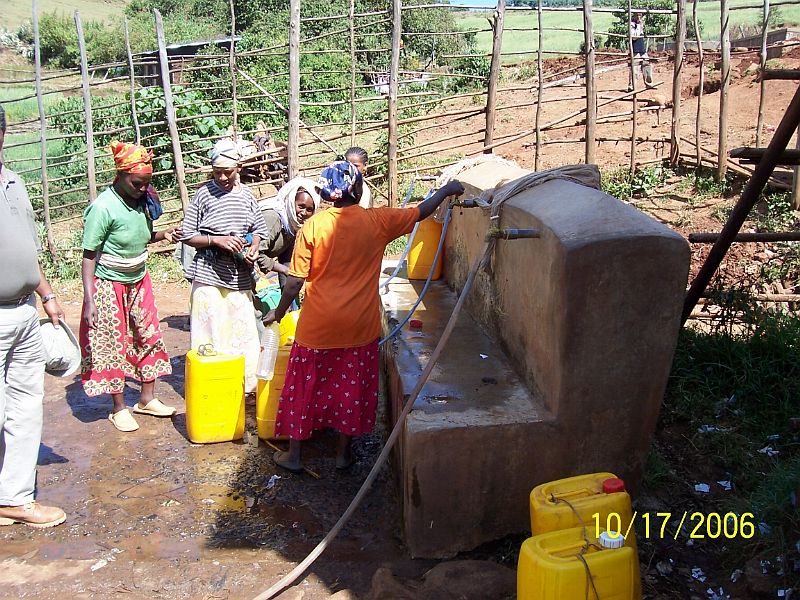 The water project outside of Repi.