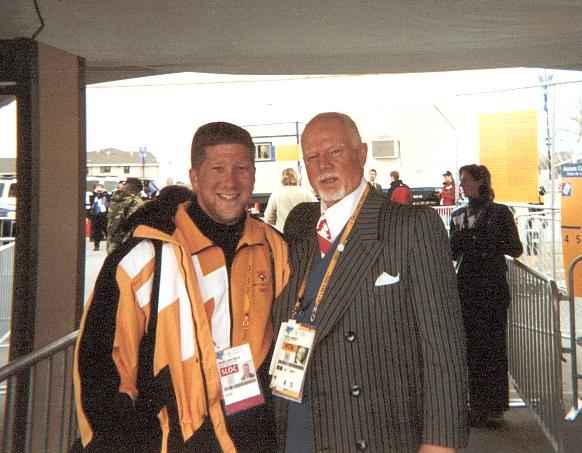 With the man they call "Grapes" (Don Cherry).