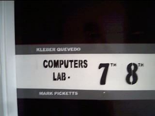 My class door