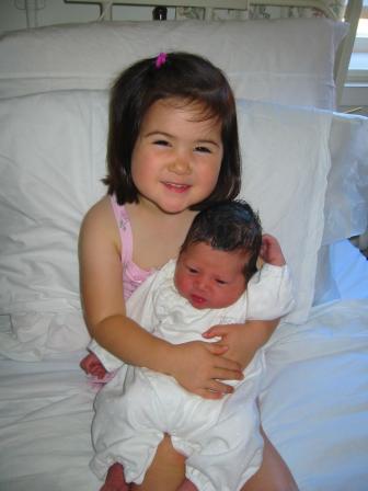 Jonah with his big sister Ellie