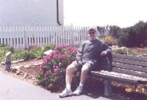 Mark at the lighthouse at Cabrillo National Monument