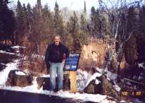 Tom at Gooseberry Falls, Minnesota