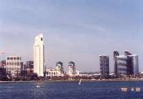 View of San Diego from the boat