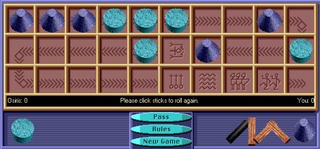 Screenshot des Spieles auf der Human Code Seite