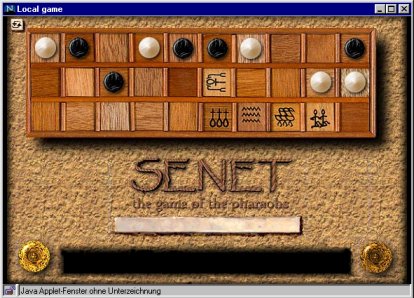 Screenshot des Java Spieles mit geladener Grafik