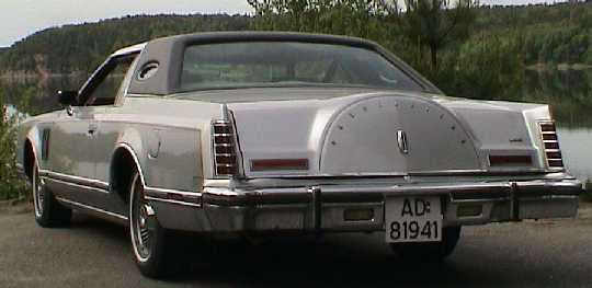 1978 Lincoln Mark V rear view