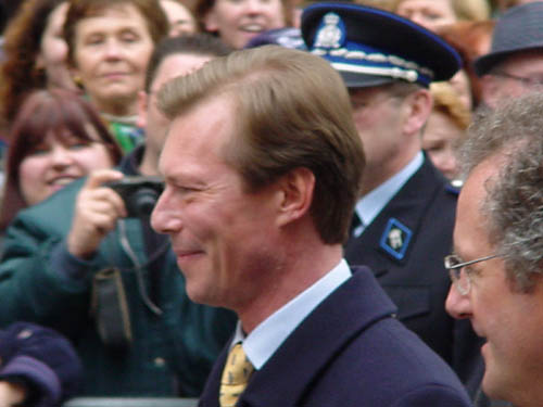 Prince Felipe of Spain and the brother of the grandduke Prince Jean