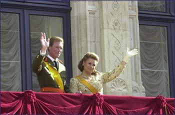 The new Grand Duke and Grand Duchess