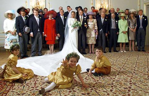 with all the guests