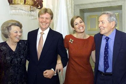 The Queen, Willem Alexander, Maxima and Prince Claus