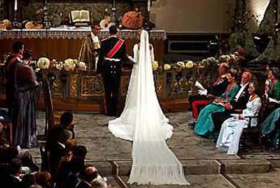 during the service in the church