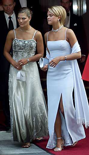 Princess Victoria and Princess Madeleine of Sweden