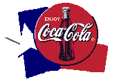 [ Image: The Taste of Texas/ CocaCola� logo over Tx Flag ]