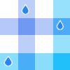 Gingham with Raindrops