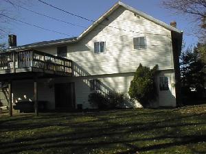 Back of house before new windows