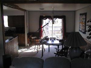 Dining room before