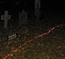 You can see the rope light a little better in this picture, but it works really well in person.