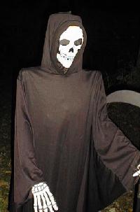 The reaper thanks you as you leave the yard.