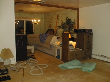 Dining Room From Living Room - During