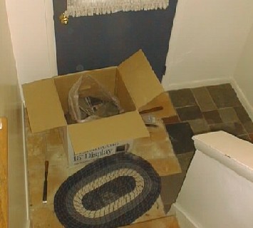 Entryway - Ripping up the tile